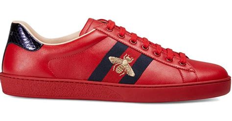 red gucci ace|gucci ace near me.